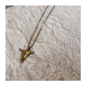 Jewelry - LIKE NEW | Gold Colored Longhorn Necklace Jewelry - LIKE NEW | Gold Colored Longhorn Necklace